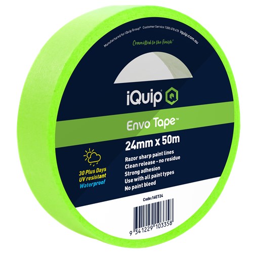 iQuip Envo 30+ Day Painter's Masking Tape 24mm x 50m